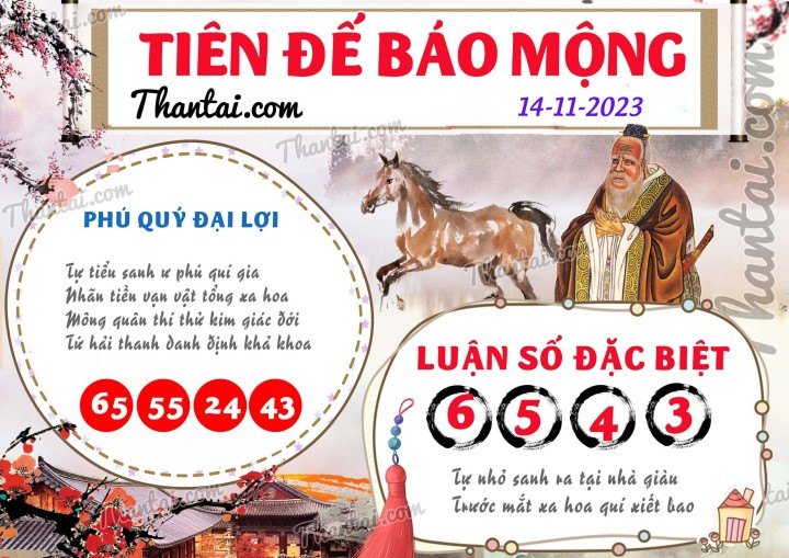 Tiên Đế Báo Mộng 30/10/2023