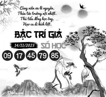 BẬC TRÍ GIẢ SỐ HỌC 14/11/2023