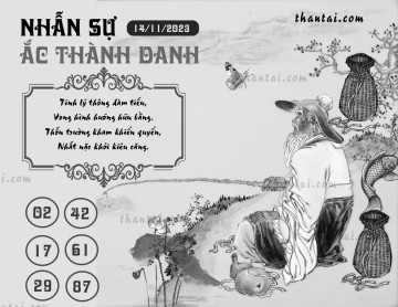 NHẪN SỰ ẮC THÀNH DANH 14/11/2023