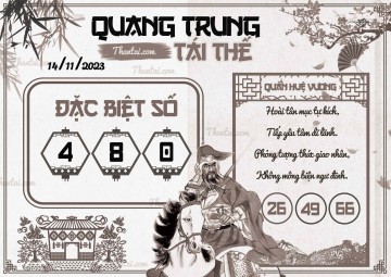 QUANG TRUNG TÁI THẾ 14/11/2023