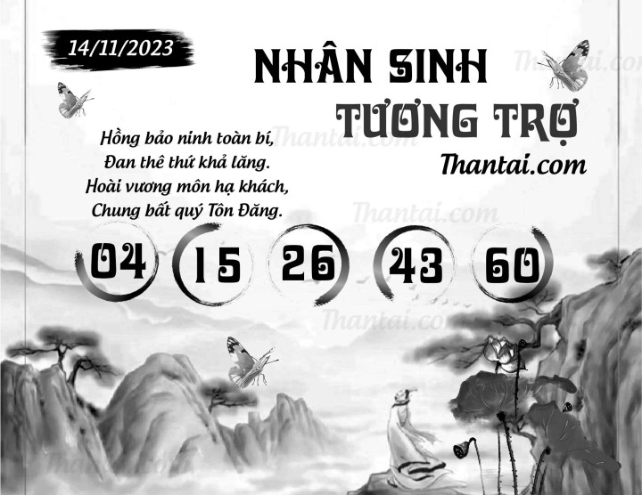 NHÂN SINH TƯƠNG TRỢ 30/10/2023