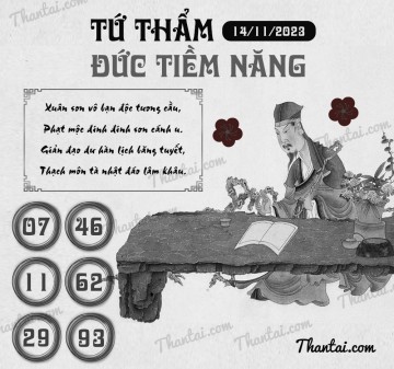 TỨ THẨM ĐỨC TIỀM NĂNG 14/11/2023