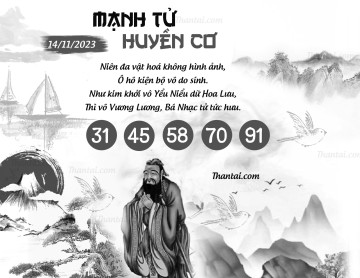 MẠNH TỬ HUYỀN CƠ 14/11/2023