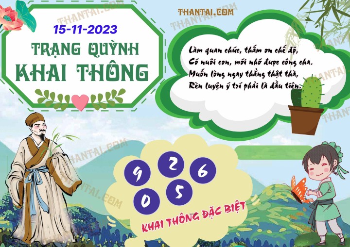 Trạng Quỳnh Khai Thông 31/10/2023