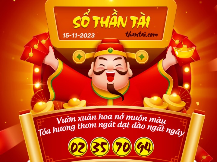 SỔ THẦN TÀI 31/10/2023