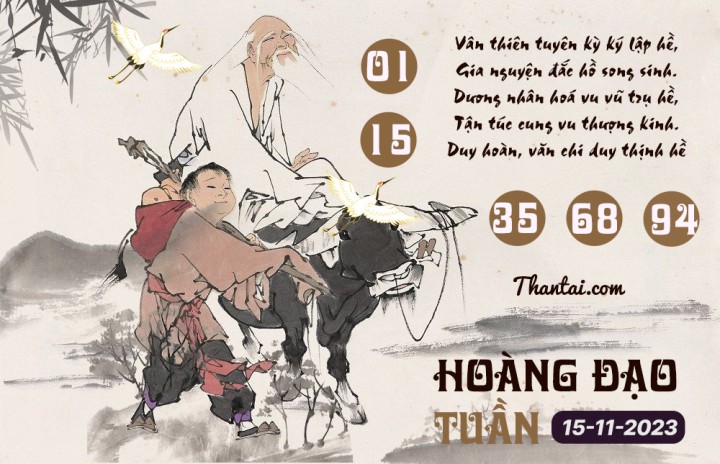 HOÀNG ĐẠO TUẦN 31/10/2023