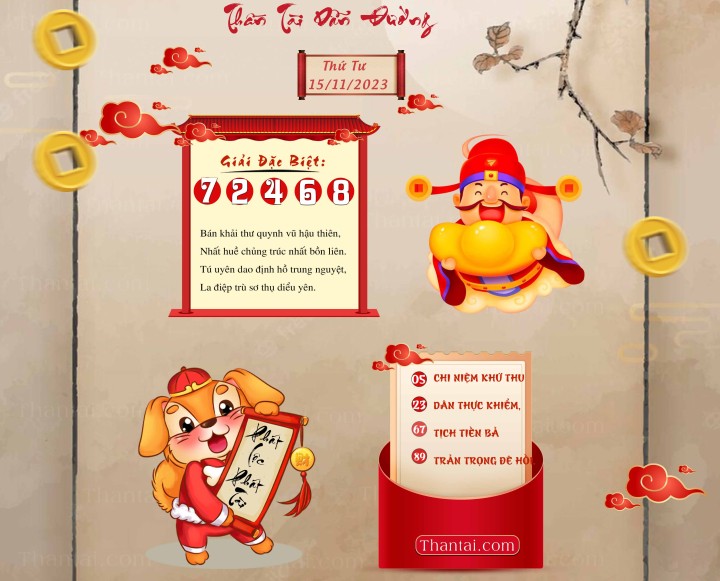 THẦN TÀI DẪN ĐƯỜNG 31/10/2023