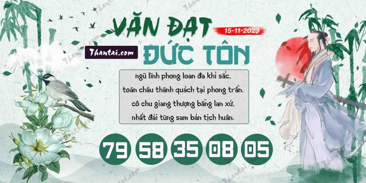 Văn Đạt Đức Tôn 31/10/2023
