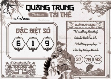 QUANG TRUNG TÁI THẾ 15/11/2023