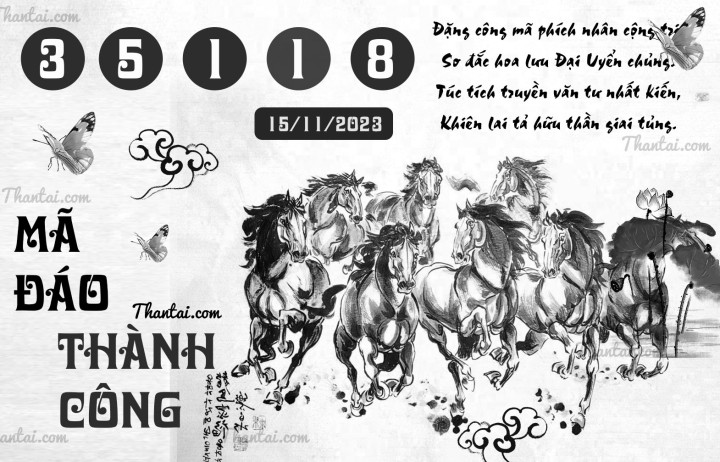 MÃ ĐÁO THÀNH CÔNG 31/10/2023