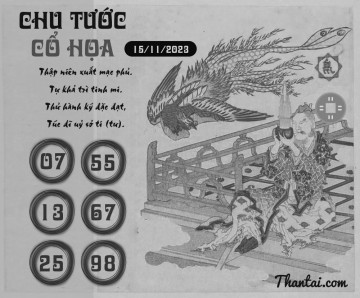 CHU TƯỚC CỔ HỌA 15/11/2023