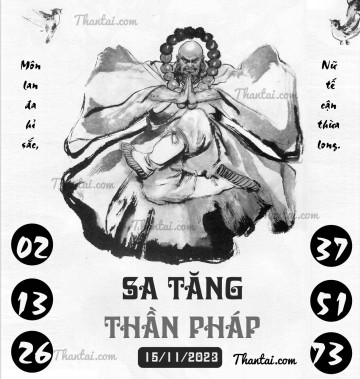 SA TĂNG THẦN PHÁP 15/11/2023