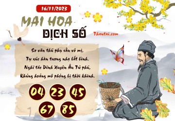 Mai Hoa Dịch Số 16/11/2023