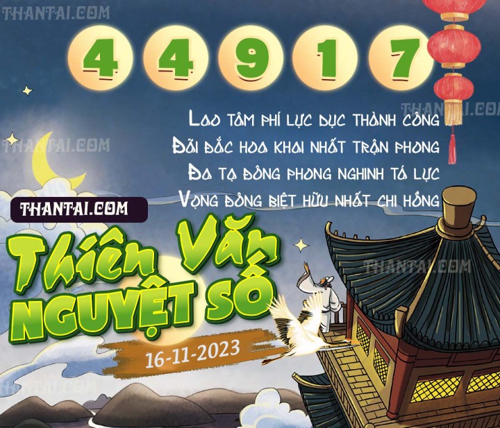 THIÊN VĂN NGUYỆT SỐ 01/11/2023