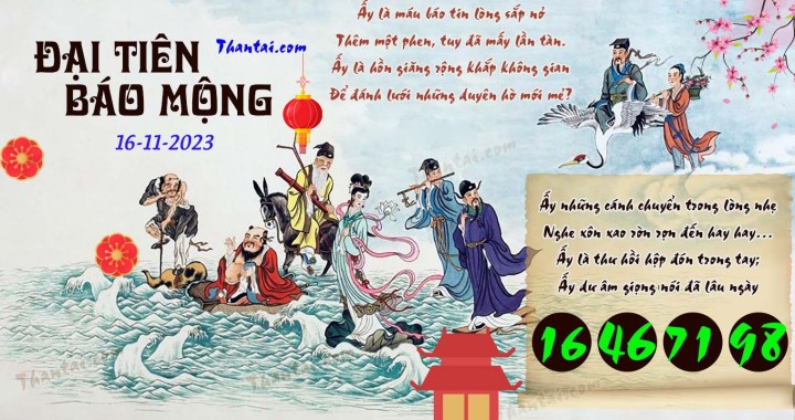 Đại Tiên Báo Mộng 01/11/2023