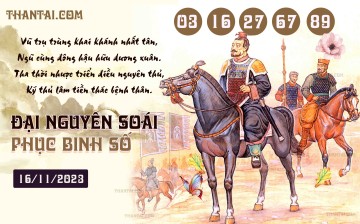 Đại Nguyên Soái 16/11/2023