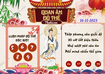 Quan Âm Độ Thế 16/11/2023