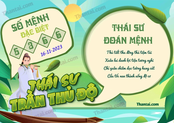 Thái Sư Trần Thủ Độ 01/11/2023
