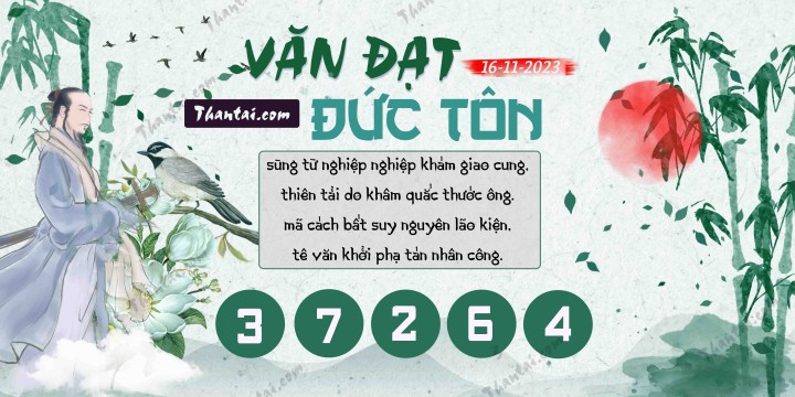 Văn Đạt Đức Tôn 01/11/2023