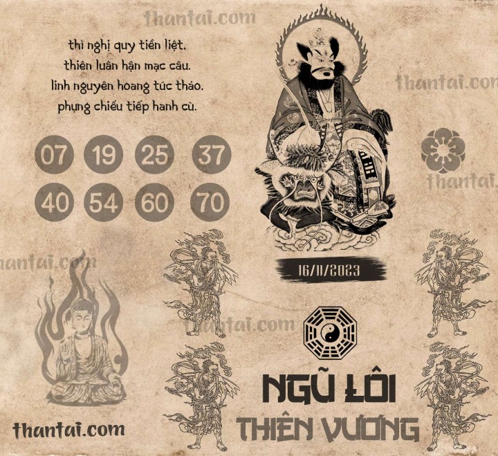 NGŨ LÔI THIÊN VƯƠNG 01/11/2023