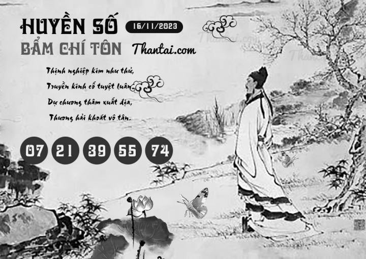 HUYỀN SỐ BẨM CHÍ TÔN 01/11/2023