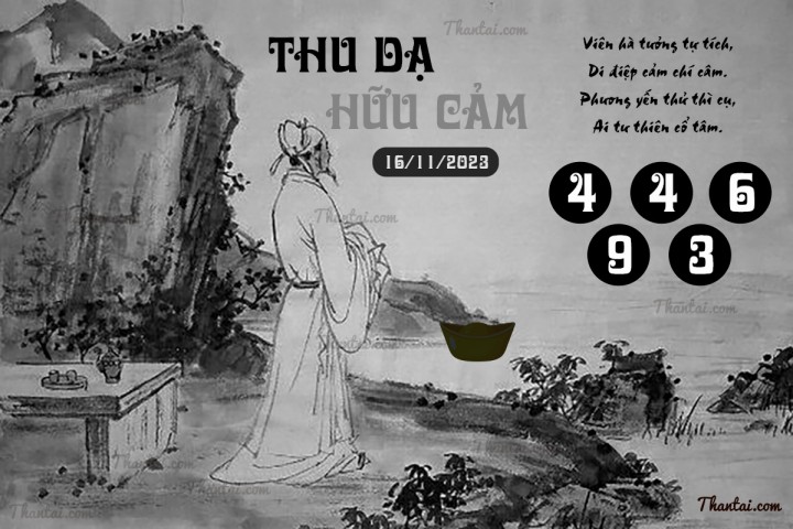 THU DẠ HỮU CẢM 01/11/2023