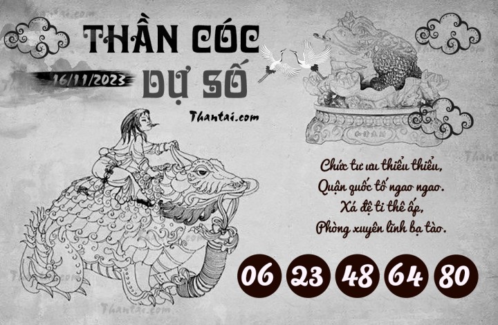 THẦN CÓC DỰ SỐ 01/11/2023