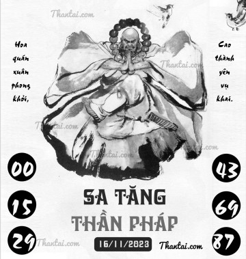 SA TĂNG THẦN PHÁP 16/11/2023