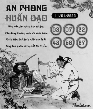 AN PHONG HUẤN ĐẠO 11/01/2023