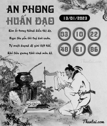 AN PHONG HUẤN ĐẠO 13/01/2023