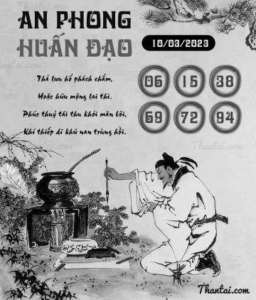 AN PHONG HUẤN ĐẠO 10/03/2023