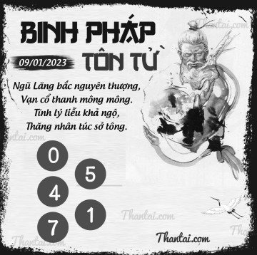 BINH PHÁP TÔN TỬ 09/01/2023