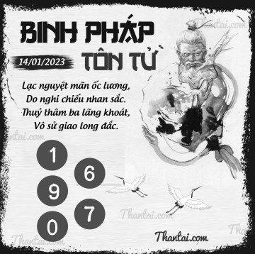 BINH PHÁP TÔN TỬ 14/01/2023