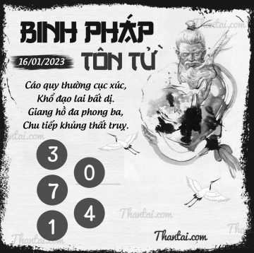 BINH PHÁP TÔN TỬ 16/01/2023