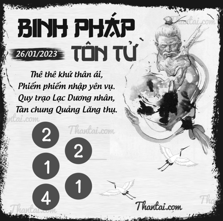 BINH PHÁP TÔN TỬ 11/01/2023