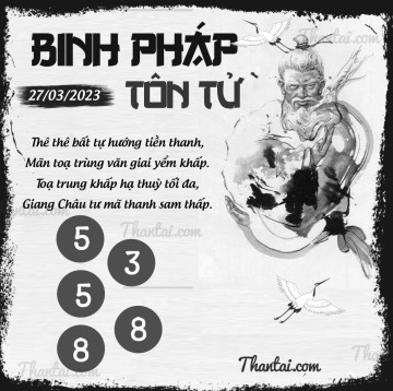 BINH PHÁP TÔN TỬ 27/03/2023