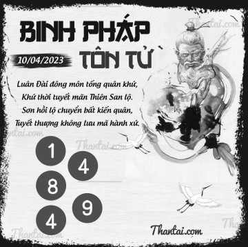 BINH PHÁP TÔN TỬ 10/04/2023