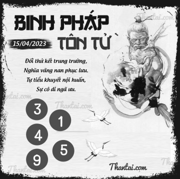 BINH PHÁP TÔN TỬ 15/04/2023