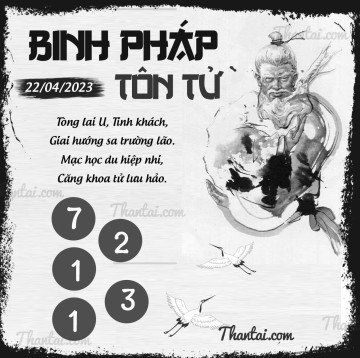 BINH PHÁP TÔN TỬ 22/04/2023