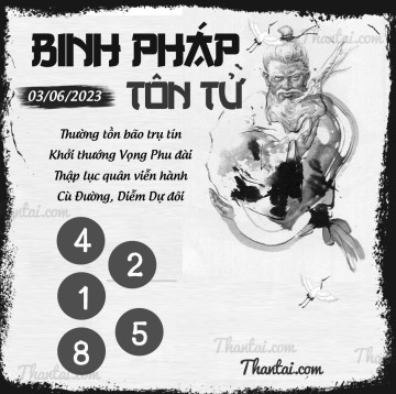 BINH PHÁP TÔN TỬ 03/06/2023