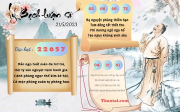 Lý Bạch Luận Số 21/05/2023