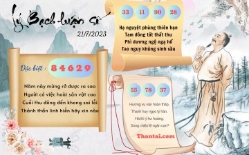 Lý Bạch Luận Số 21/07/2023