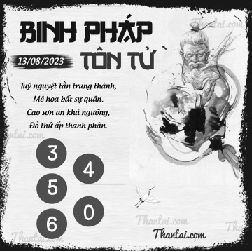 BINH PHÁP TÔN TỬ 13/08/2023