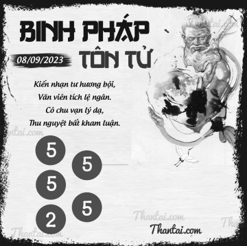 BINH PHÁP TÔN TỬ 08/09/2023