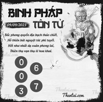 BINH PHÁP TÔN TỬ 09/09/2023