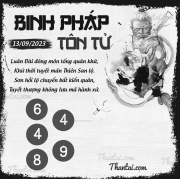 BINH PHÁP TÔN TỬ 13/09/2023