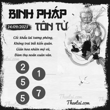 BINH PHÁP TÔN TỬ 14/09/2023