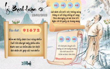 Lý Bạch Luận Số 23/02/2023