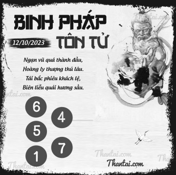 BINH PHÁP TÔN TỬ 12/10/2023