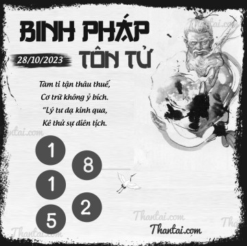 BINH PHÁP TÔN TỬ 28/10/2023